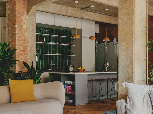 A second-floor warehouse apartment in Clerkenwell remodelled by Emil Eve Architects