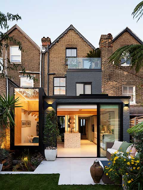 Period home extension on a Victorian terraced house 