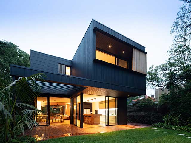 Modular home over two storeys in Sydney, Australia