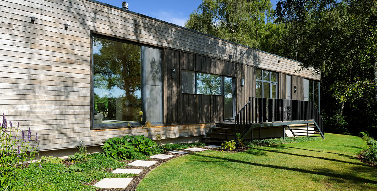 Modular homes: Forest Lodge by Pad Studios