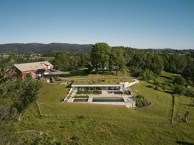 single storey self build landscape shot