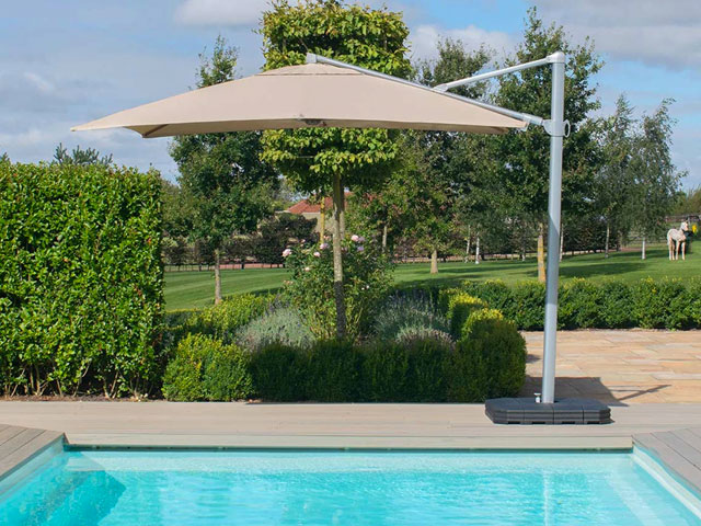 Overhang garden parasol deals