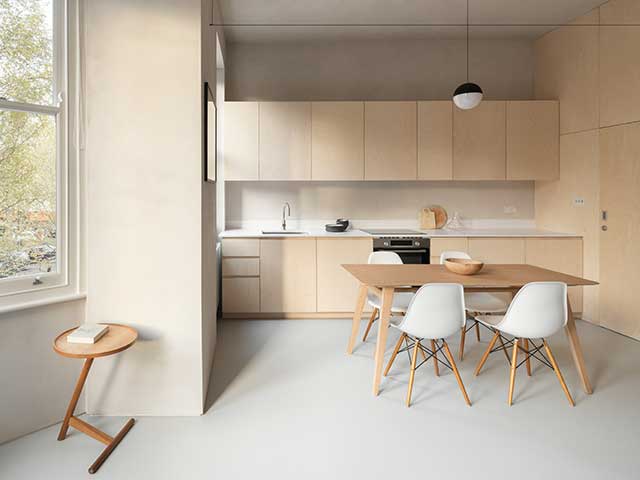 micro-living: small london apartment kitchen space