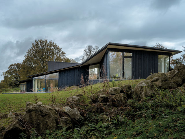 eco-friendly CLT timber new build
