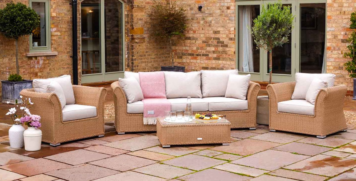 garden furniture sale on rattan outdoor sofa set