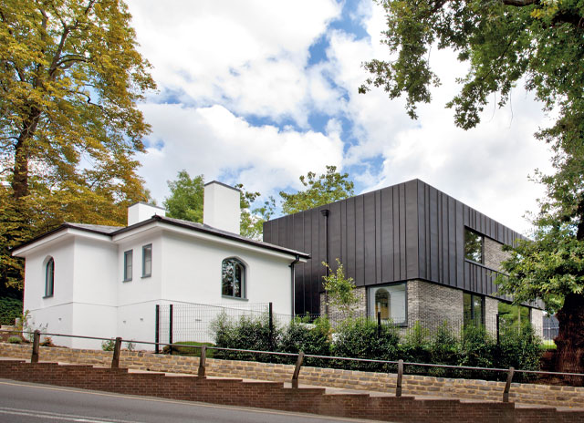 Grand Designs Victorian gatehouse with zinc-clad extension