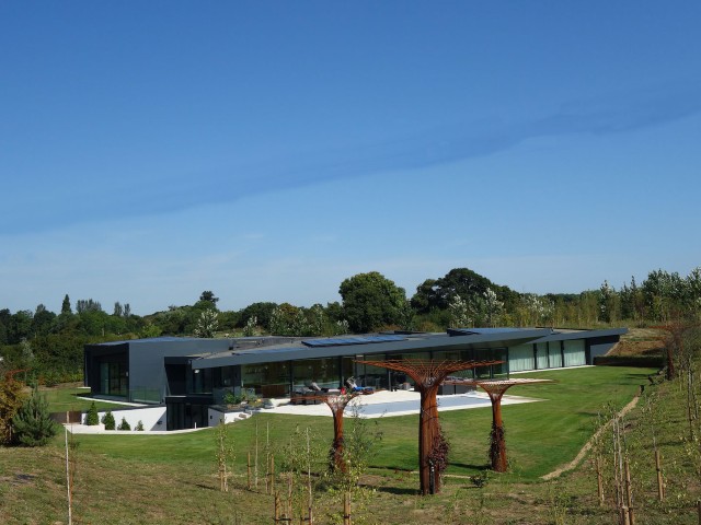 a large modern home in a rural location that meets paragraph 80 planning requirements