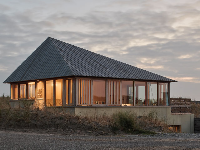 remote home with ground source heat pump in The Netherlands by Unknown Architects