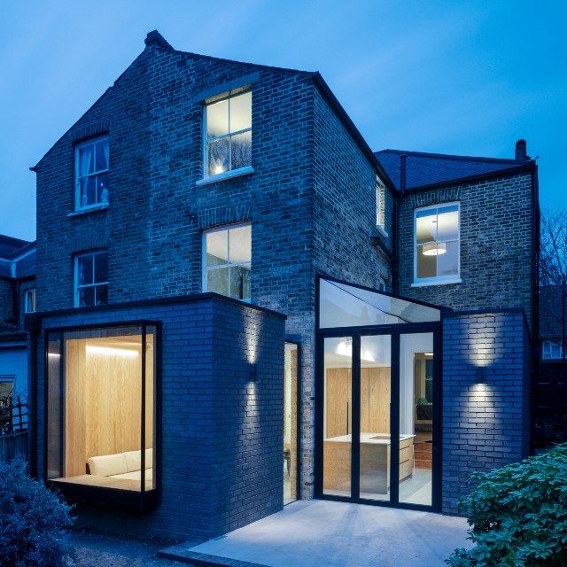 This kitchen extension with bifold doors in Herne Hill, south east London, transformed a dark space