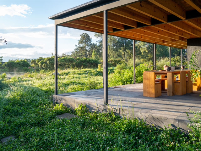 water self-sufficiency: this home on a nature reserve in mexico harvests rainwater
