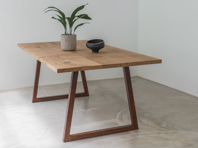 Pitch dining table by Goldfinch Furniture