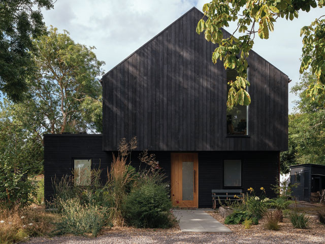 how to build a house for less: The Black Timber House