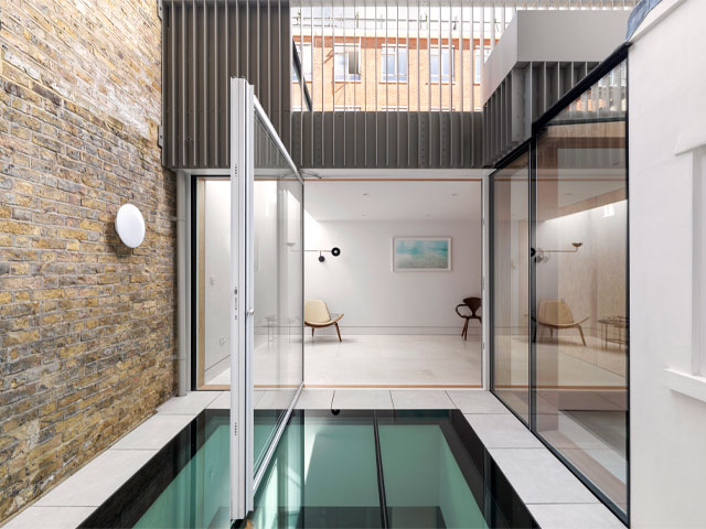 Grade II listed Georgian townhouse in Bloomsbury, London. Photo: Ifdo Architects. 