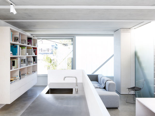 Steel framed home with large windows in Brixton, south London. Photo: Rachel Whiting