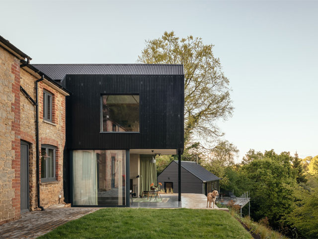 This four-bedroomed cottage near Grayshott, Hampshire had an extension added at a right angle. Photo: Jim Stephenson