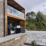 Modern extension to a cottage