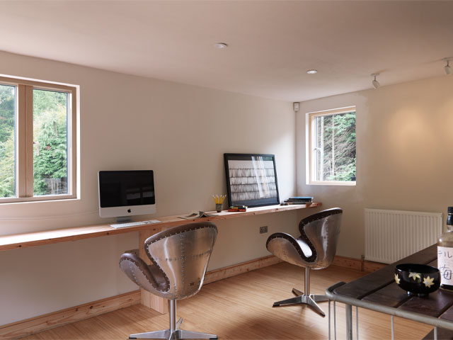 Nigel and Tamayo Hussey's Monmouthshire eco-home. Photo: Chris Tubbs