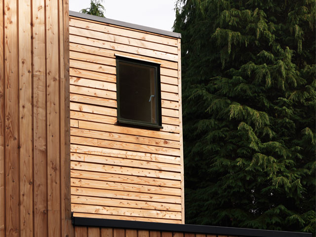 Nigel and Tamayo Hussey's Monmouthshire eco-home. Photo: Chris Tubbs