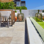 Aquabocci slot drains on an expansive external terrace