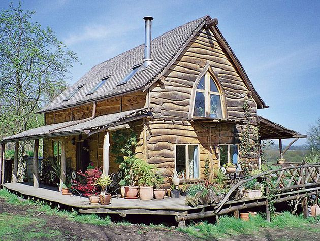 Ben Law wooden home Grand Designs: Living in the wild. Photo Stephen Moreley
