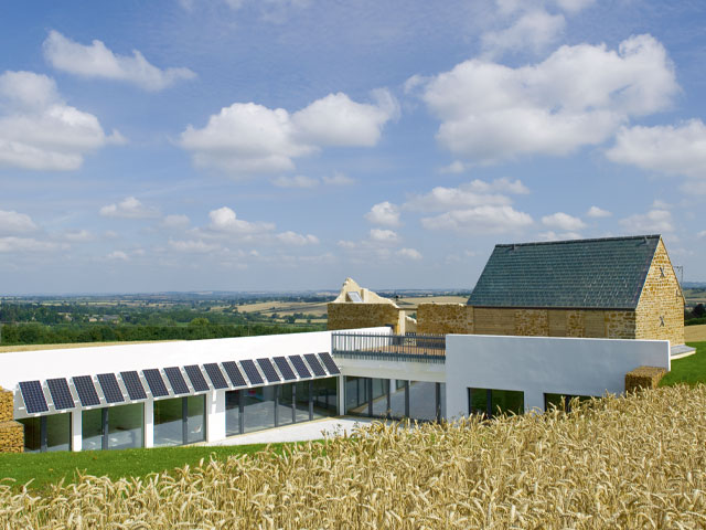 the UK's first passivhaus in the Cotswolds. Grand Designs: Living in the wild. Photo: Chris Tubbs