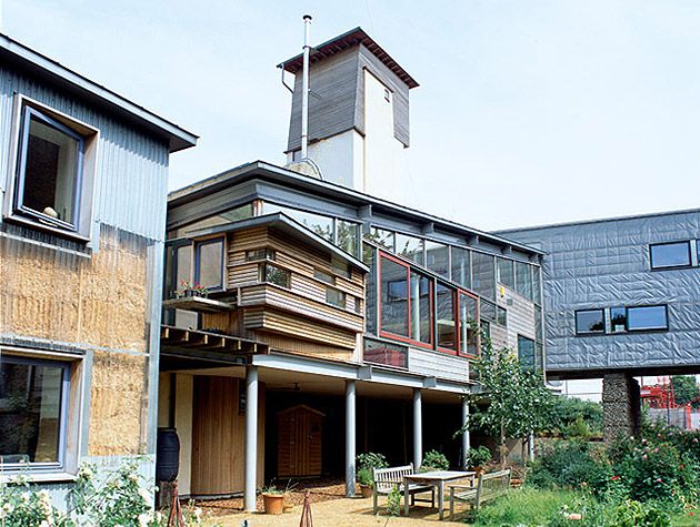 The Straw Bale house in Islington, North London. Photo Jefferson Smith 