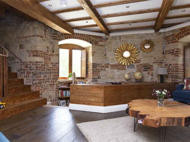 The interior of the Georgian Folly in Aylesbury, Buckinghamshire