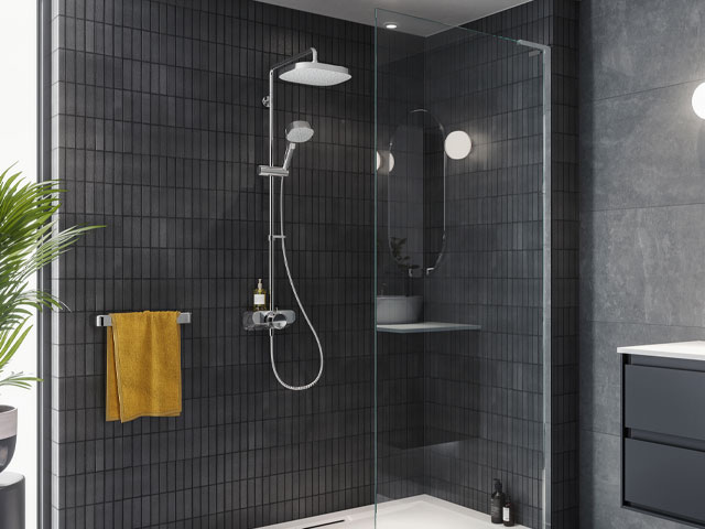 Modern bathroom fixtures