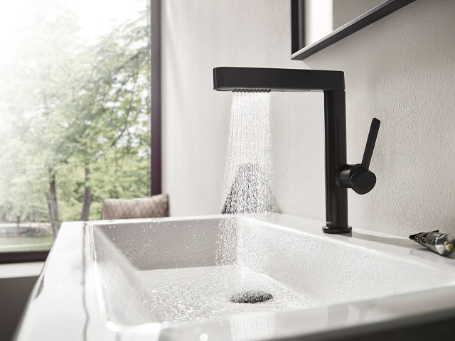 Modern bathroom fixtures