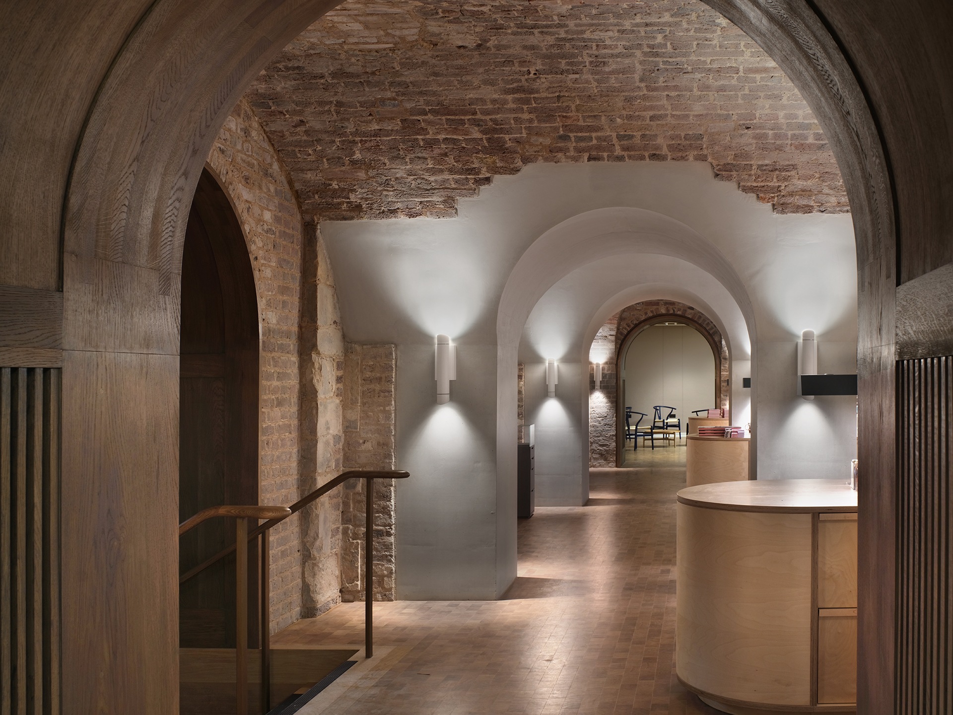 A corridor in the Courtauld Institute