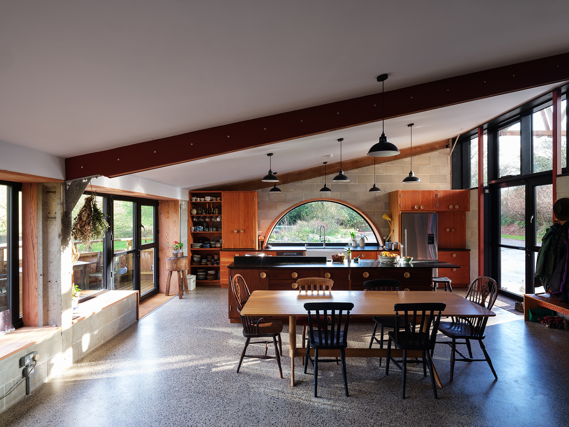 Kitchen in Cowshed - House of the Year shortlisted home 2023