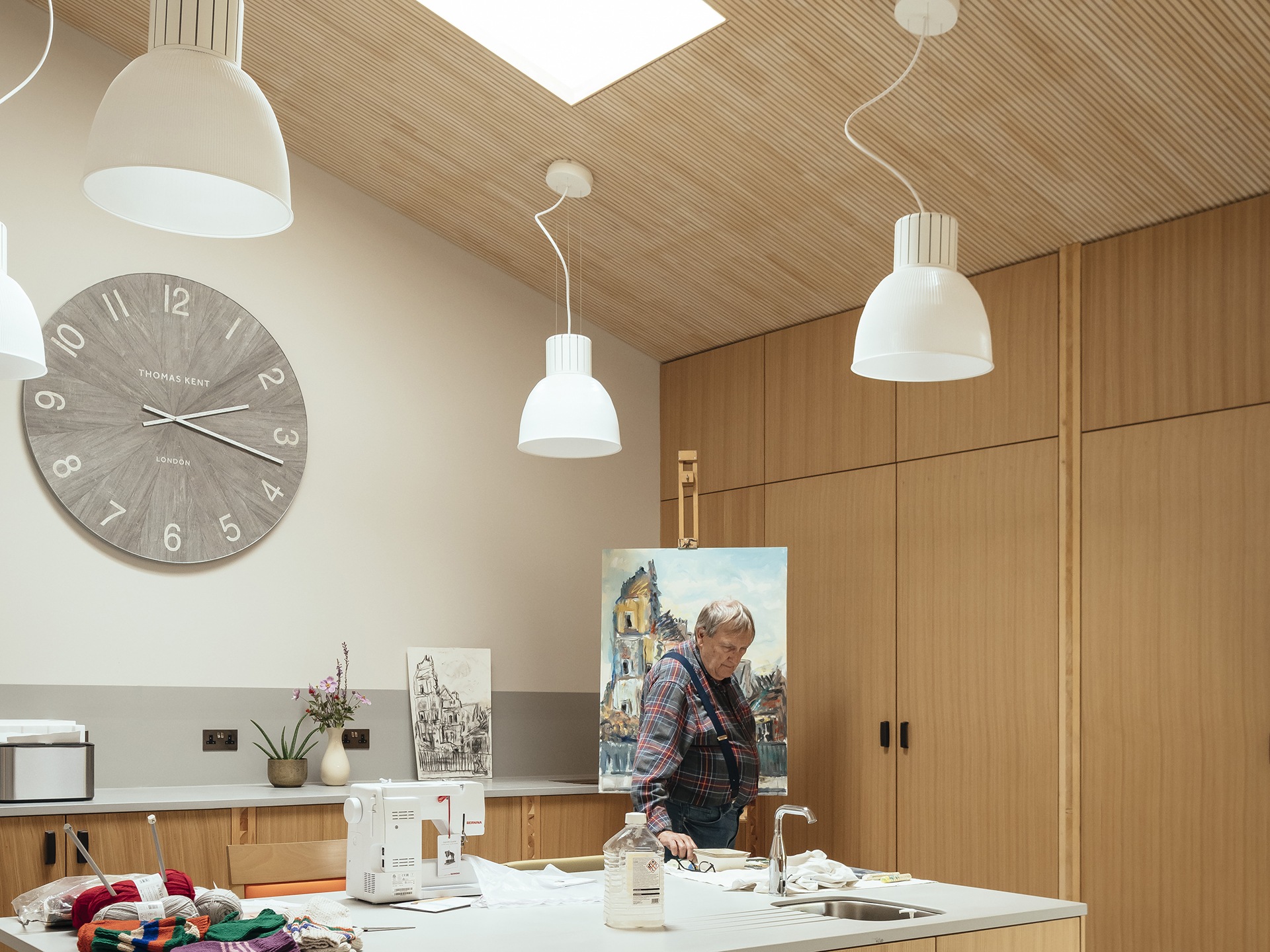 woman in a kitchen