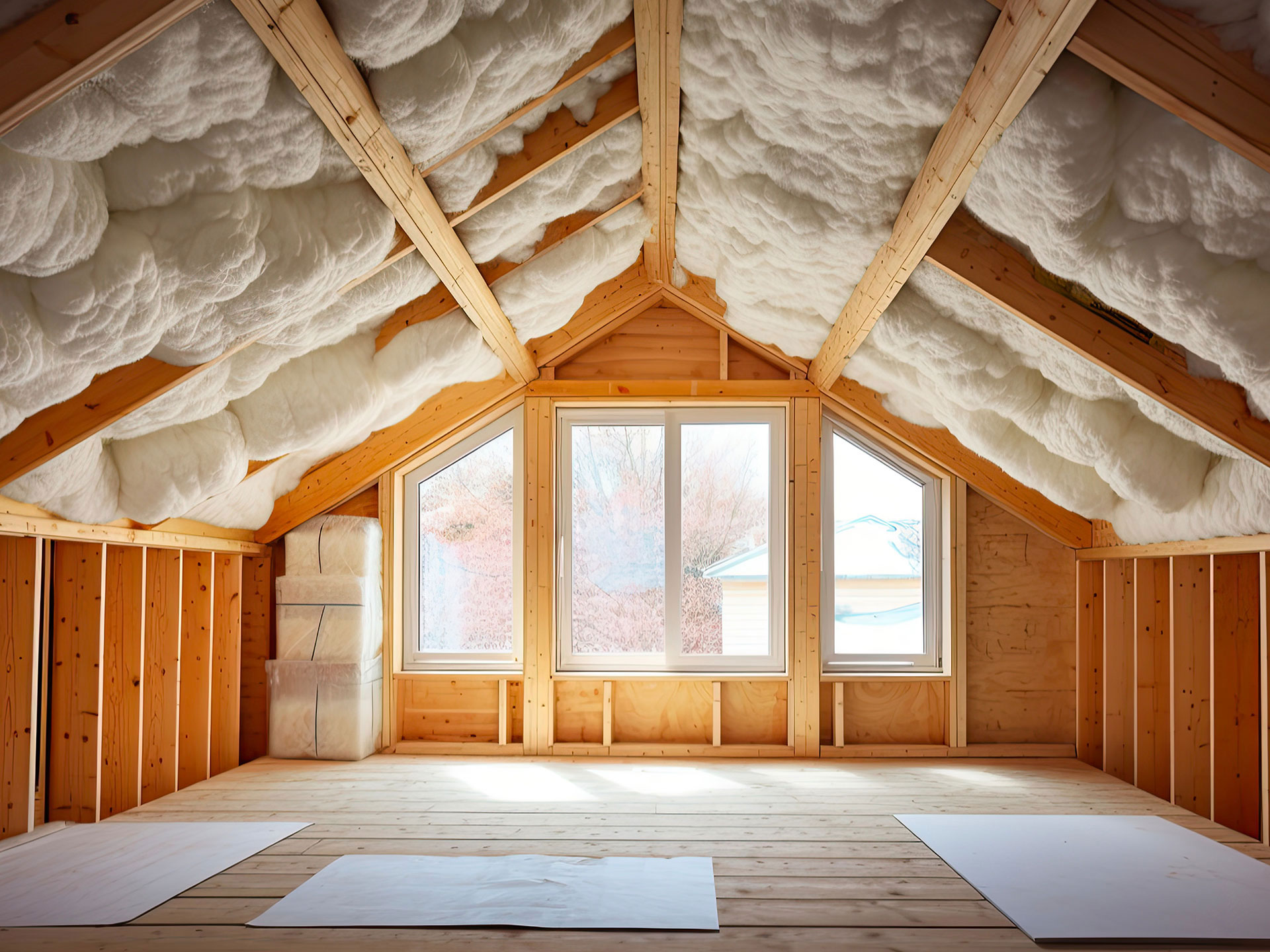 Loft insulation to keep warmth within your home
