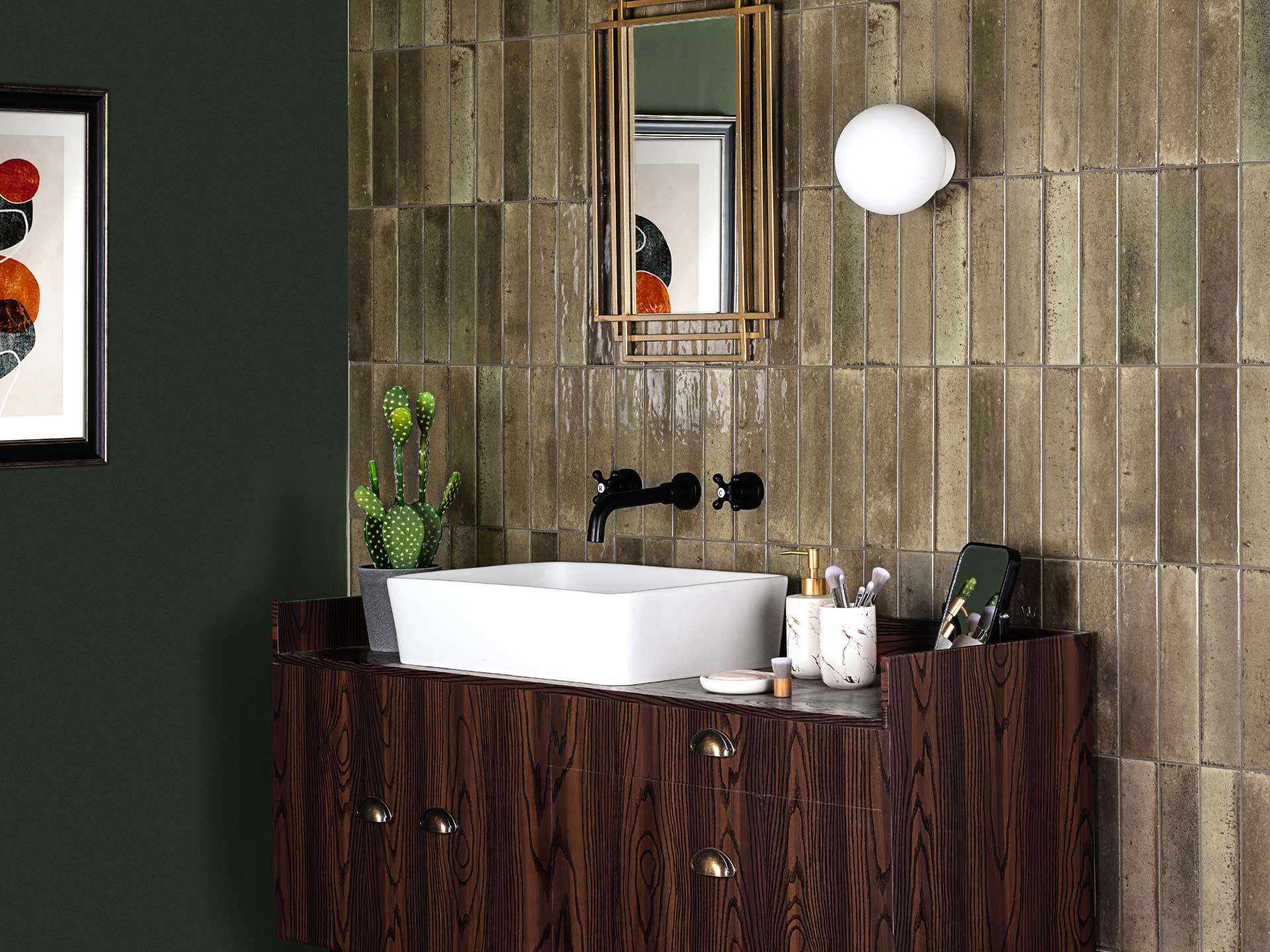 Textured Zellige tiles are a big bathroom trend 2024