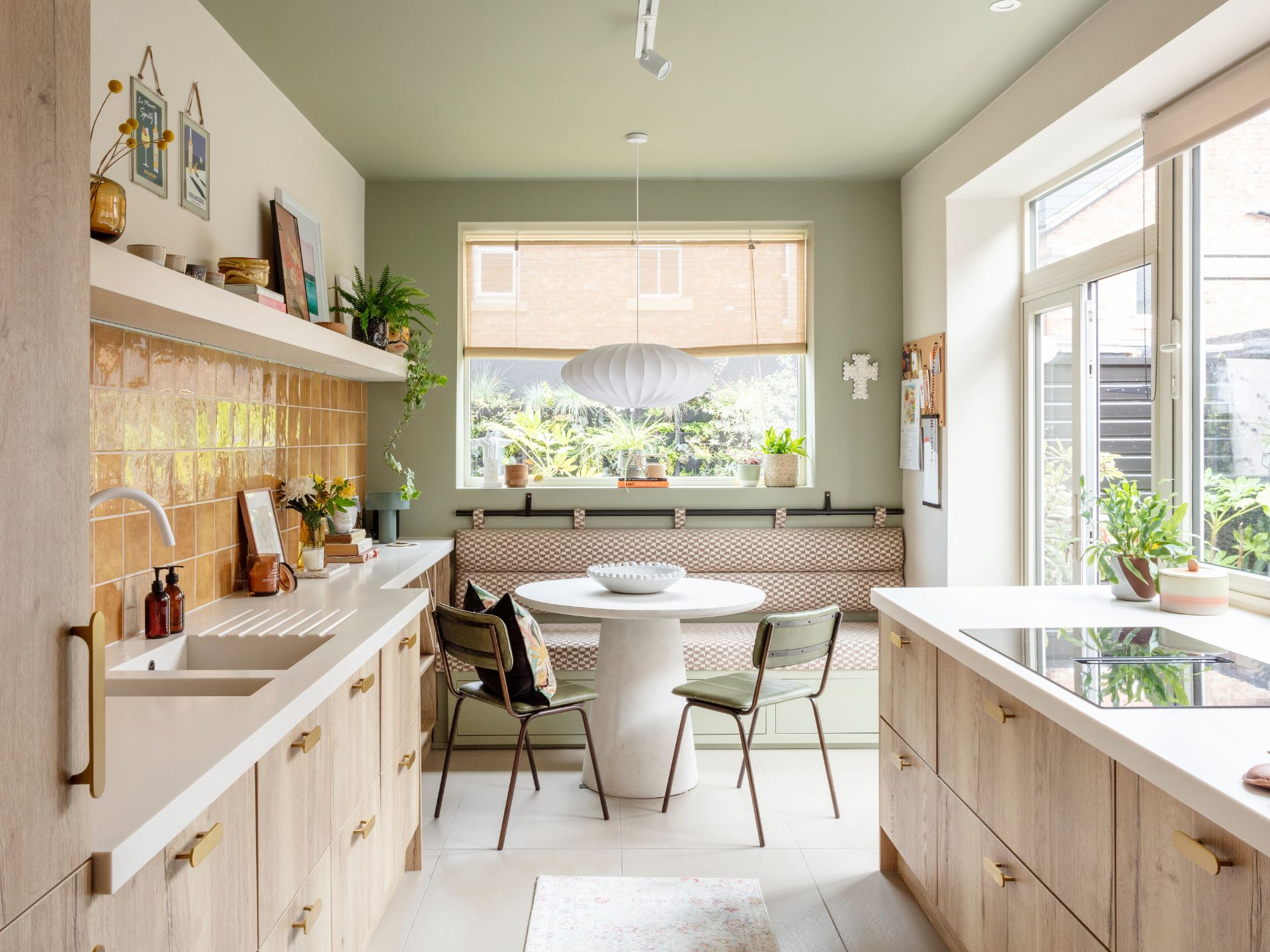 a light-filled Victorian extension to kitchen