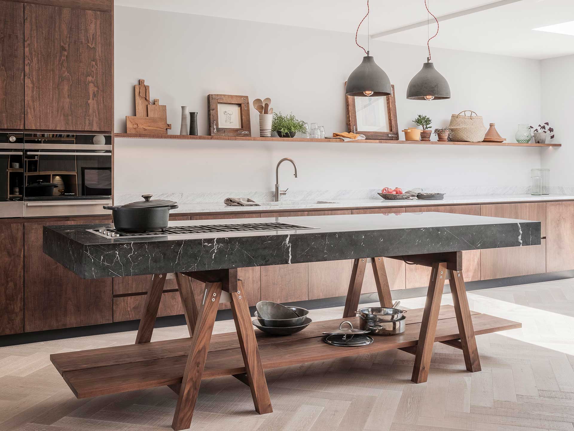 Kitchen islands are still a top kitchen trend for 2024 with a twist