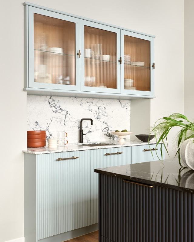 Textured cabinetry in kitchen trend for 2025