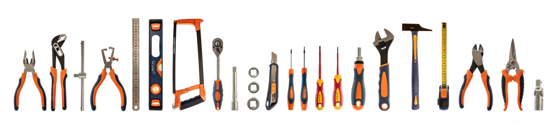 A selection of hand tools