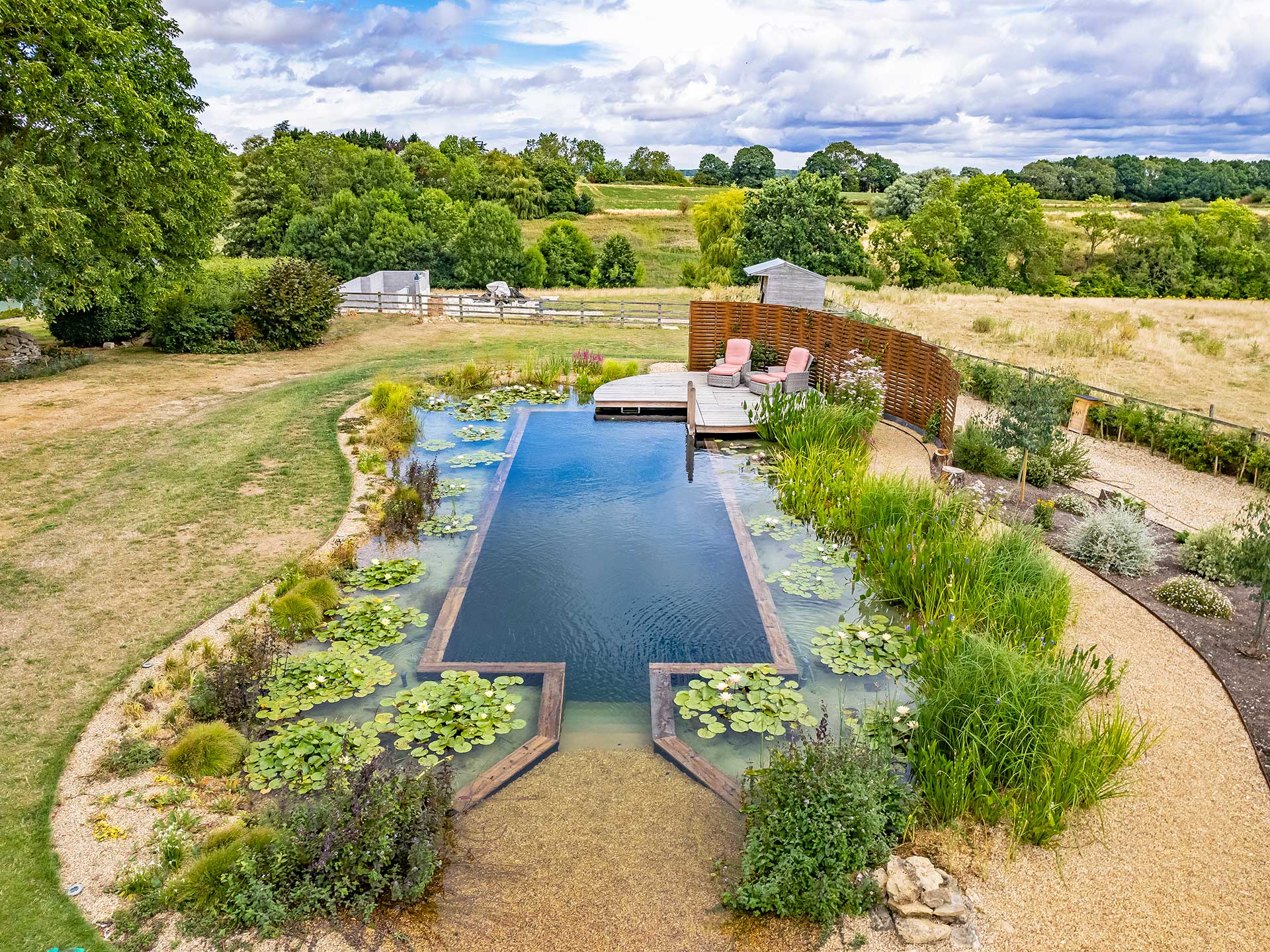 A huge benefit of Natural Swimming Pools is how clear the water is