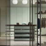 Look at sliding screens to zone your walk in wardrobe from your bedroom
