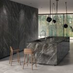 Dark surface ceramics bring depth and sophistication to a room