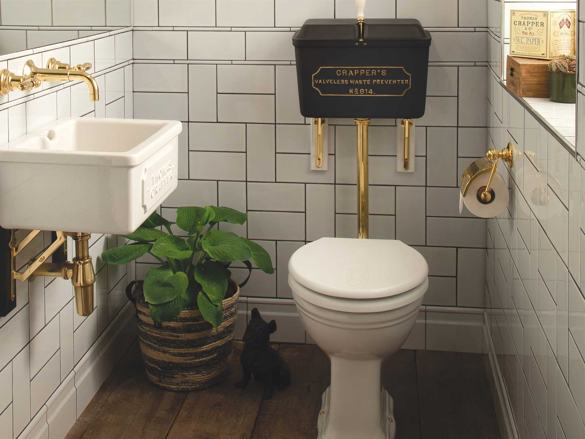 Thomas Crapper's toilets blend traditional design with modern touches