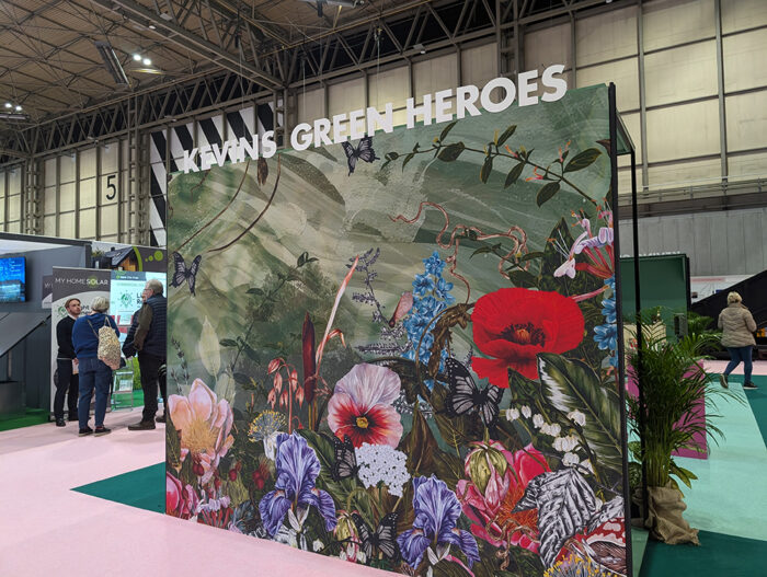 Kevin announced his Green Heroes that were showcased at the event