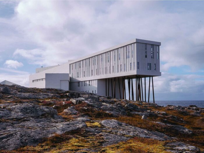 The spectacular architecture at Fogo Island Inn is a hotel design idea to steal for your build