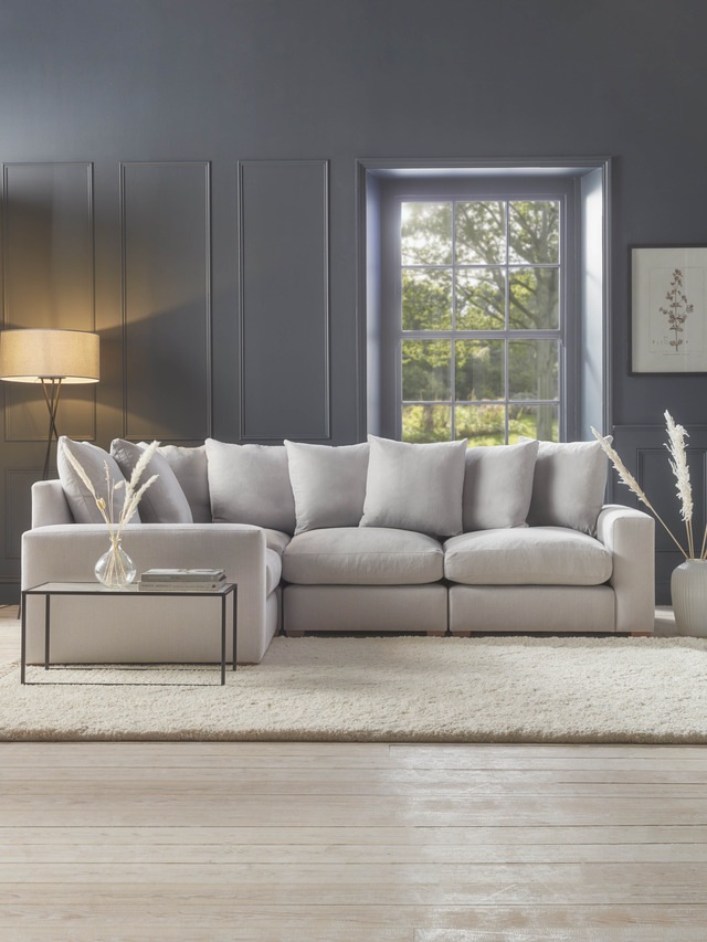 Cream Lyon corner sofa from Cox & COx