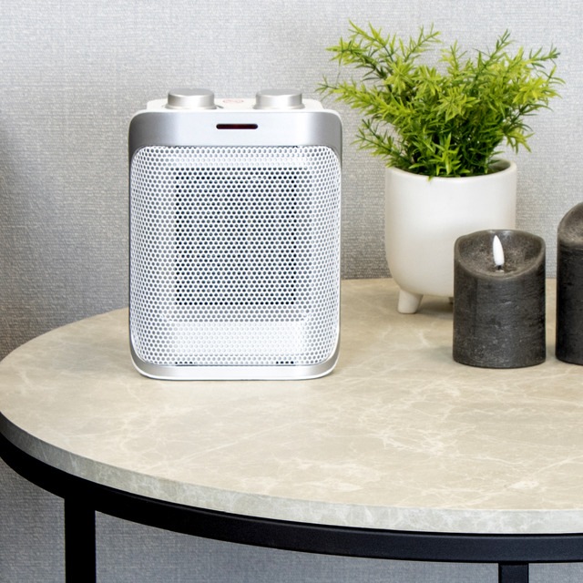 Ceramic heater portable fan heater for desktop on coffee table 