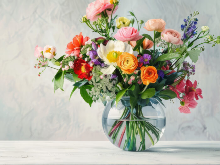 A vase of flowers