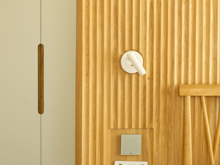 Details of woodwork and cupboards