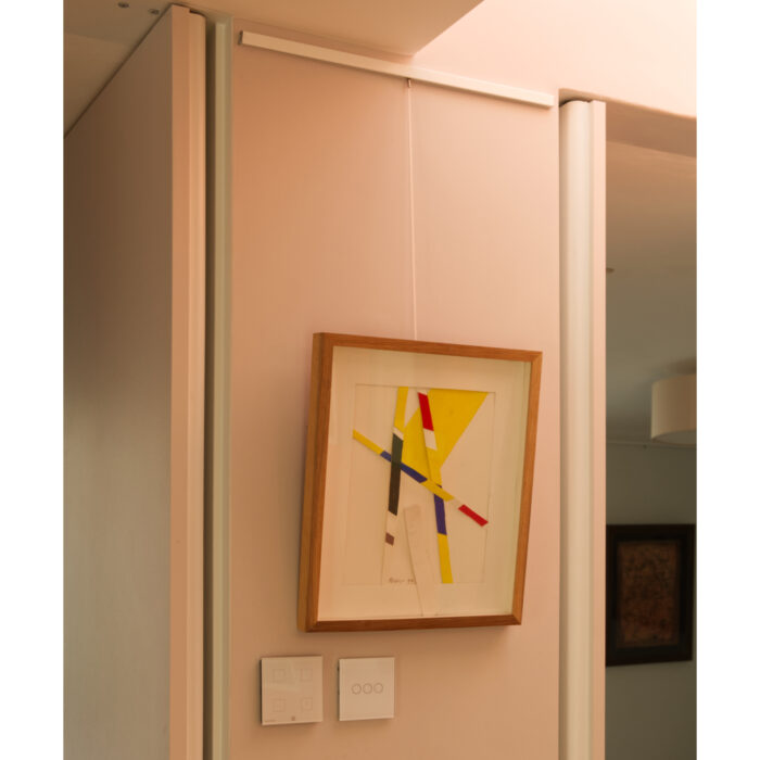 Close up of a painting and door frame at the Sydenham self-build