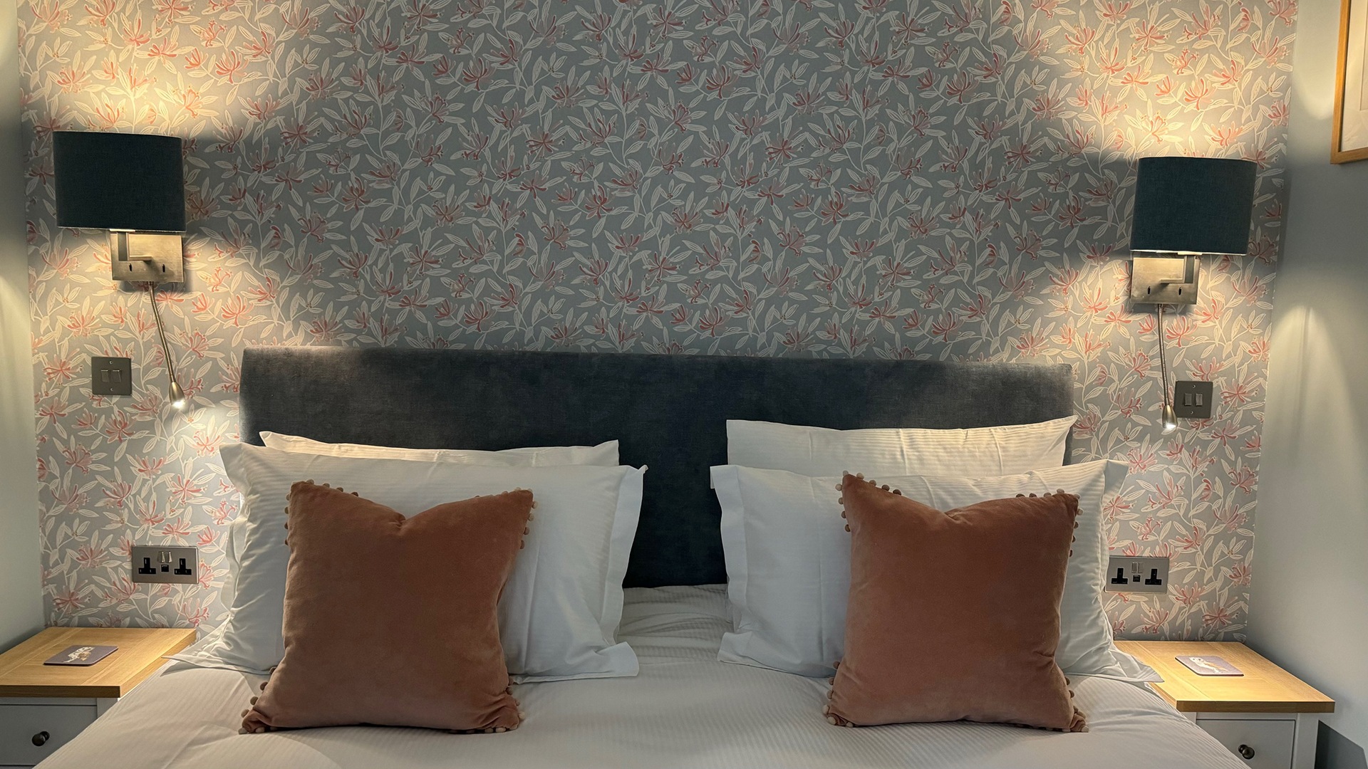 A bedroom at Warksburn Old Church